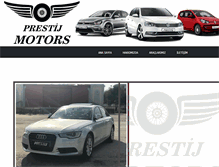 Tablet Screenshot of prestijmotors.com